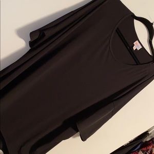 EUC 3x LuLaRoe *VAULTED STYLE* Irma Top BLACK